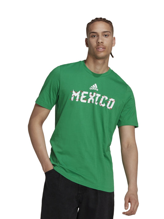 Camisetas De Manga Corta Adidas Playera Copa Mundial De La Fifa 2022 México Hd6356 Para Hombre