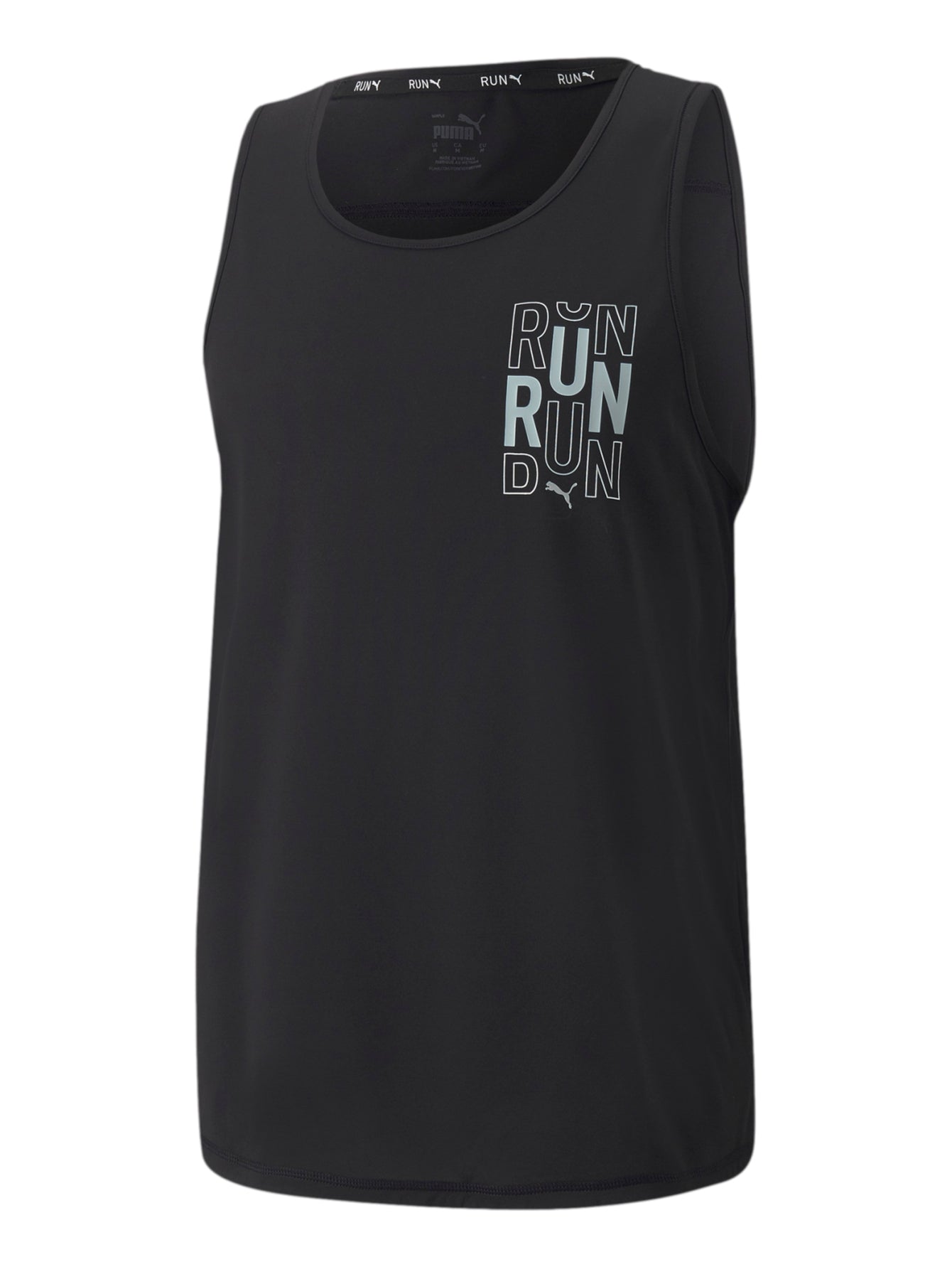 Tops Deportivos Puma Playera Run Logo Singlet 522209 Para Hombre