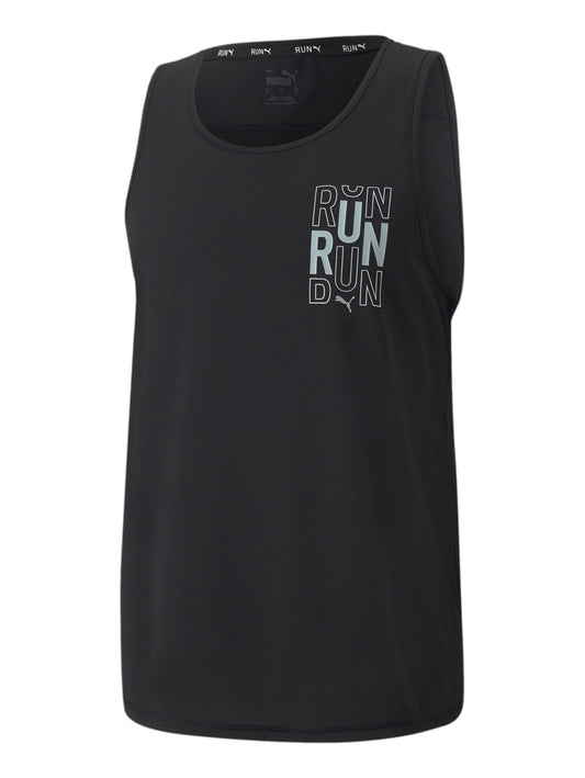 Tops Deportivos Puma Playera Run Logo Singlet 522209 Para Hombre