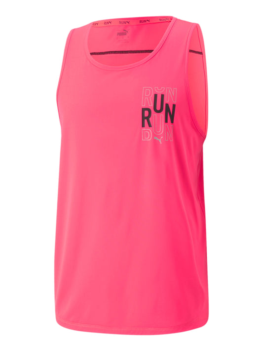Tops Deportivos Puma Playera Run Logo Singlet 522209 Para Hombre