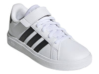 Tenis Adidas Grand Court 2.0 Blanco con Negro para Niño
