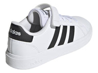 Tenis Adidas Grand Court 2.0 Blanco con Negro para Niño