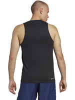 Playera sin Mangas Adidas Negro y Blanco para Hombre