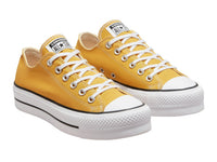 Tenis Converse Chuck Taylor All Star Lift Ox Amarillos para Mujer