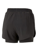 Short PUMA Run Favorite Woven 2 en 1 Negro para Mujer