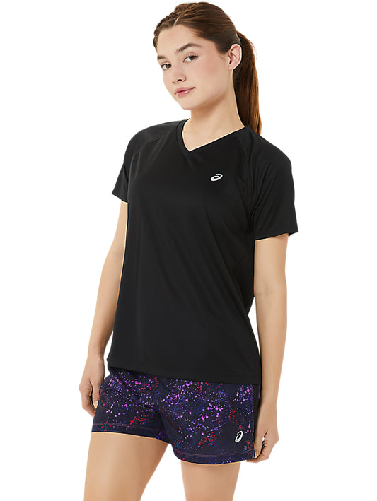 Tops Deportivos Asics Playera Ready-Set Lyte V-Neck 12C656 Para Mujer