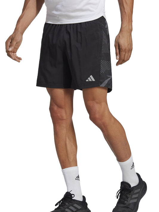 Pantalones Cortos Adidas Own The Run Seasonal Shorts 5" " Hr6602 Para Hombre