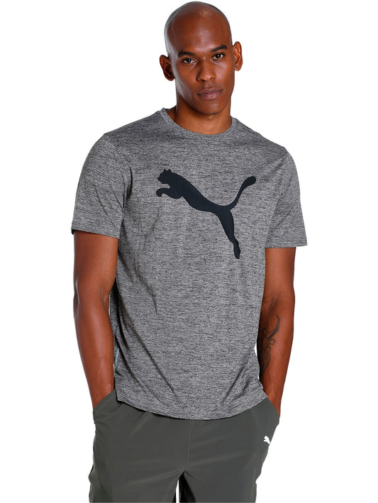 Tops Deportivos Camiseta Puma Playera Train Fav Heather Cat Tee 522352 Para Hombre