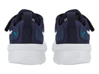 Tenis PUMA Flyer Runner V Azul Marino y Blanco para Niño
