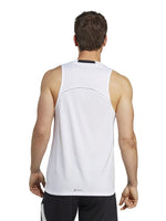 Playera sin mangas Adidas D4M HIIT GFX Blanco para Hombre