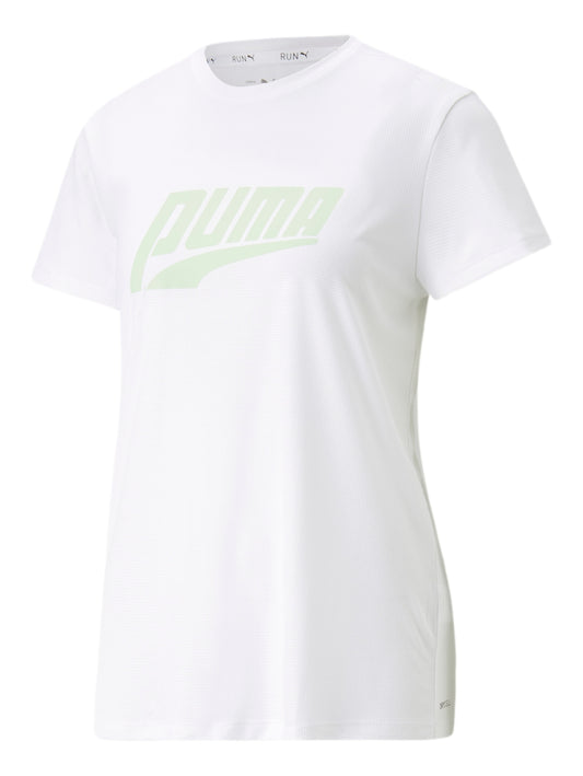 Tops Deportivos Puma Playera Run Logo Ss Tee W 523266 Para Mujer