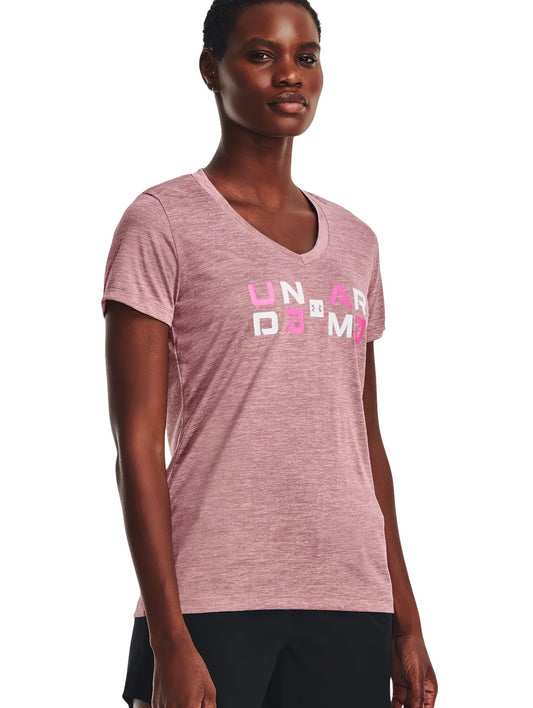 Tops Deportivos Camiseta Under Armour Playera Twist Graphic Ssv 377204 Para Mujer