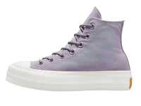 Tenis Converse Chuck Taylor All Star Lift Hi Plataforma Lila para Mujer