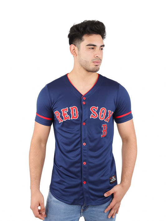 Uniformes Deportivos Fexpro Mlb 20 Sox Navy Jersey Filder Xs-Xxl Js5202 Para Hombre