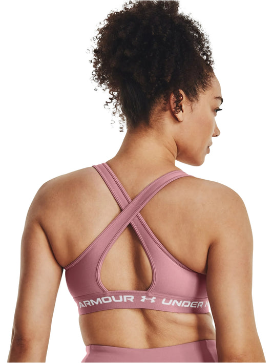 Top Deportivo Under Armour Crossback Mid Bra Para Mujer