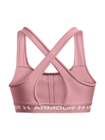 Top Deportivo Under Armour Crossback Mid Bra Para Mujer