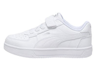 Tenis Puma Caven 2.0 Blanco y Plata para Niño
