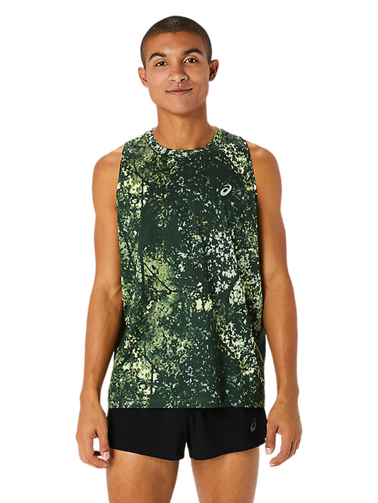 Tops Deportivos Asics Playera All Over Print Singlet 11C884 Para Hombre