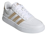 Tenis Adidas Breaknet 2.0 Blanco y Dorado para Mujer