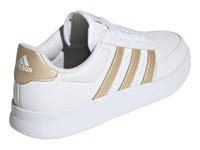 Tenis Adidas Breaknet 2.0 Blanco y Dorado para Mujer