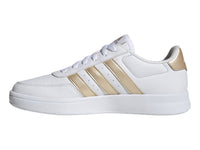 Tenis Adidas Breaknet 2.0 Blanco y Dorado para Mujer