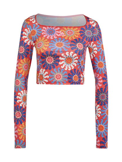Playera adidas Farm Crop Para Mujer