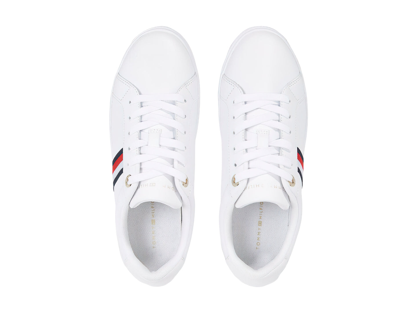 Tenis Tommy Hilfiger Hilifger Essential Stripe Court Sneaker Para Mujer
