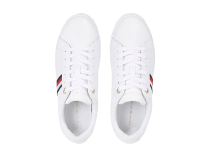 Tenis Tommy Hilfiger Hilifger Essential Stripe Court Sneaker Para Mujer