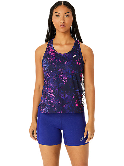 Tops Deportivos Asics Playera All Over Print Tank 12C866 Para Mujer