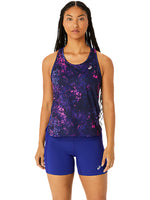 Tops Deportivos Asics Playera All Over Print Tank 12C866 Para Mujer