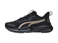 Tenis PUMA PWRFRAME TR 2 Logo Love Negro y Dorado para Mujer