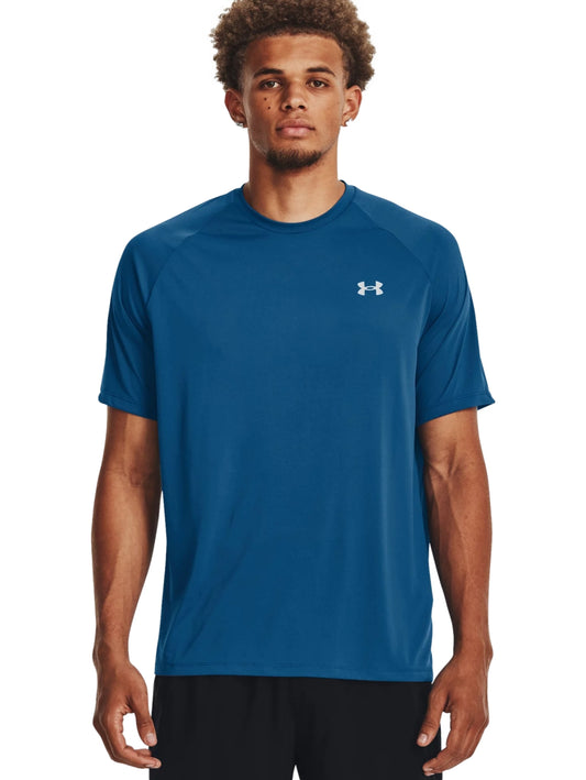 Tops Deportivos Camiseta Under Armour Playera Ua Tech Reflective Ss 377054 Para Hombre