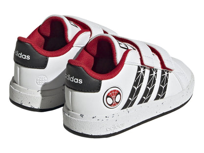 Tenis Adidas Grand Court Spider Man Cf I Para Niño