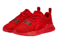Tenis PUMA Wired Run Pure Rojo y Negro para Niño