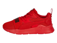 Tenis PUMA Wired Run Pure Rojo y Negro para Niño