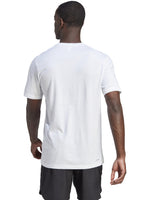 Playera Deportiva Adidas Train Essentials Blanco y Negro para Hombre