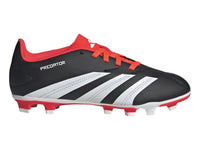 Tenis de Fútbol Adidas Predator Club Negro y Rojo para Niño