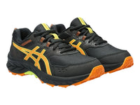 Tenis ASICS Pre Venture 9 Negro y Naranja para Niño