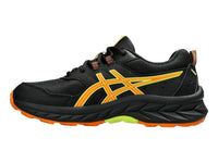 Tenis ASICS Pre Venture 9 Negro y Naranja para Niño