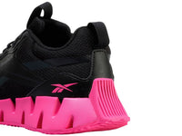 Tenis Reebok Zig Dynamica STR Negro y Rosa para Mujer