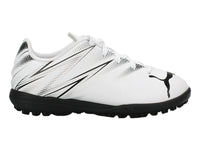 Tenis de Fútbol Puma Attacanto Blanco y Negro para Niño