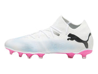 Tenis de Fútbol PUMA Future 7 Match Blanco y Rosa para Hombre
