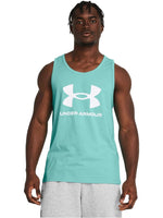 Tops Deportivos Camiseta Under Armour Playera Sportstyle Logo Tank 382883 Para Hombre