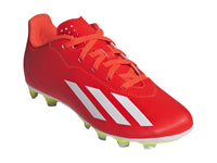 Tenis de Fútbol Adidas X Crazyfast Rojo y Amarillo para Niño