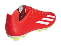 Tenis de Fútbol Adidas X Crazyfast Rojo y Amarillo para Niño