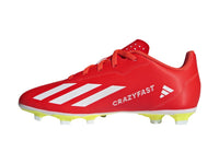 Tenis de Fútbol Adidas X Crazyfast Rojo y Amarillo para Niño