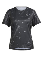 Playera Adidas Run It Negro para Mujer
