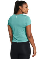 Playera Under Armour Launch Short Sleeve Verde para Mujer