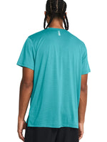 Playera Under Armour Launch Manga Corta Azul para Hombre