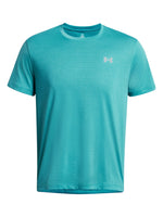 Playera Under Armour Launch Manga Corta Azul para Hombre